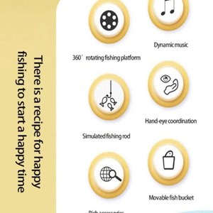 اسباب بازی میز ماهیگیری موزیکال FISHING GAME TABLE _اسباب بازی نوزادی